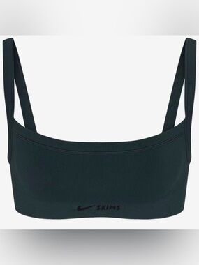 Nike Skims Vintage Seamless Cami Bra in Dark Teal Size XL NWT